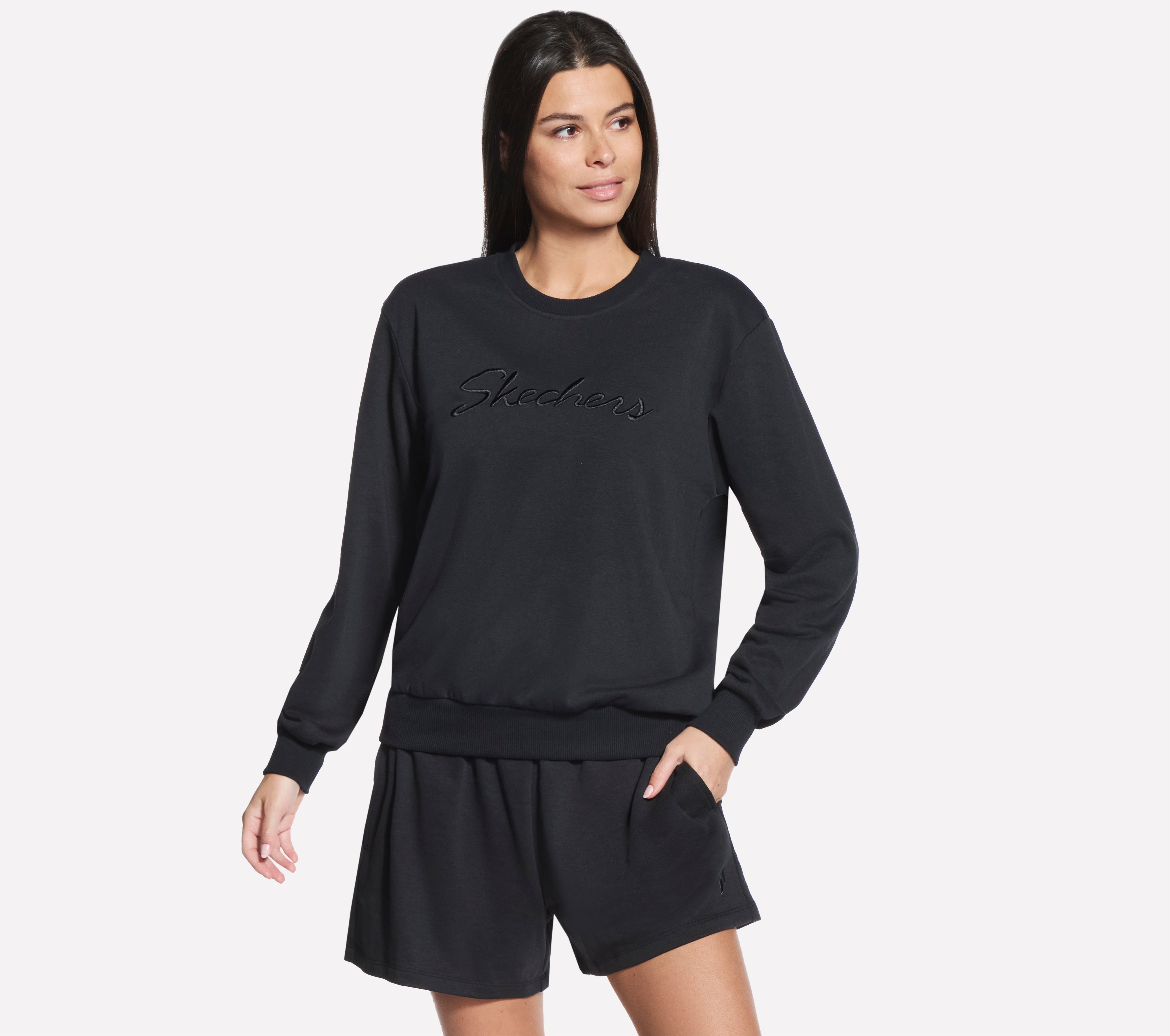 Skechers Sweatshirt SKECHERS SIGNATURE CREW für Erwachsene, sportlicher Stil