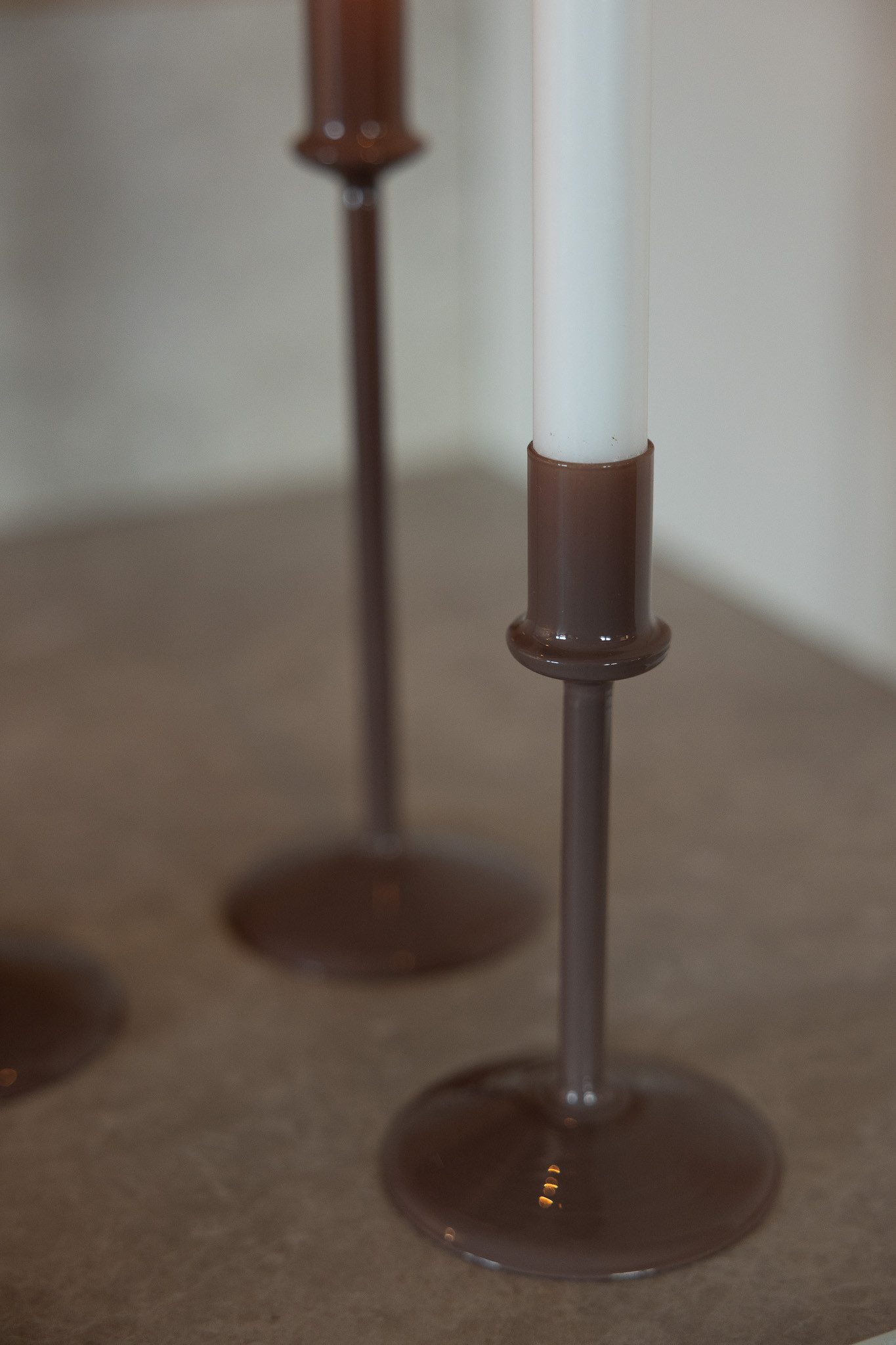 Storefactory Scandinavia Kerzenständer Kerzenständer ERSTAD S braun, Ø9x17cm