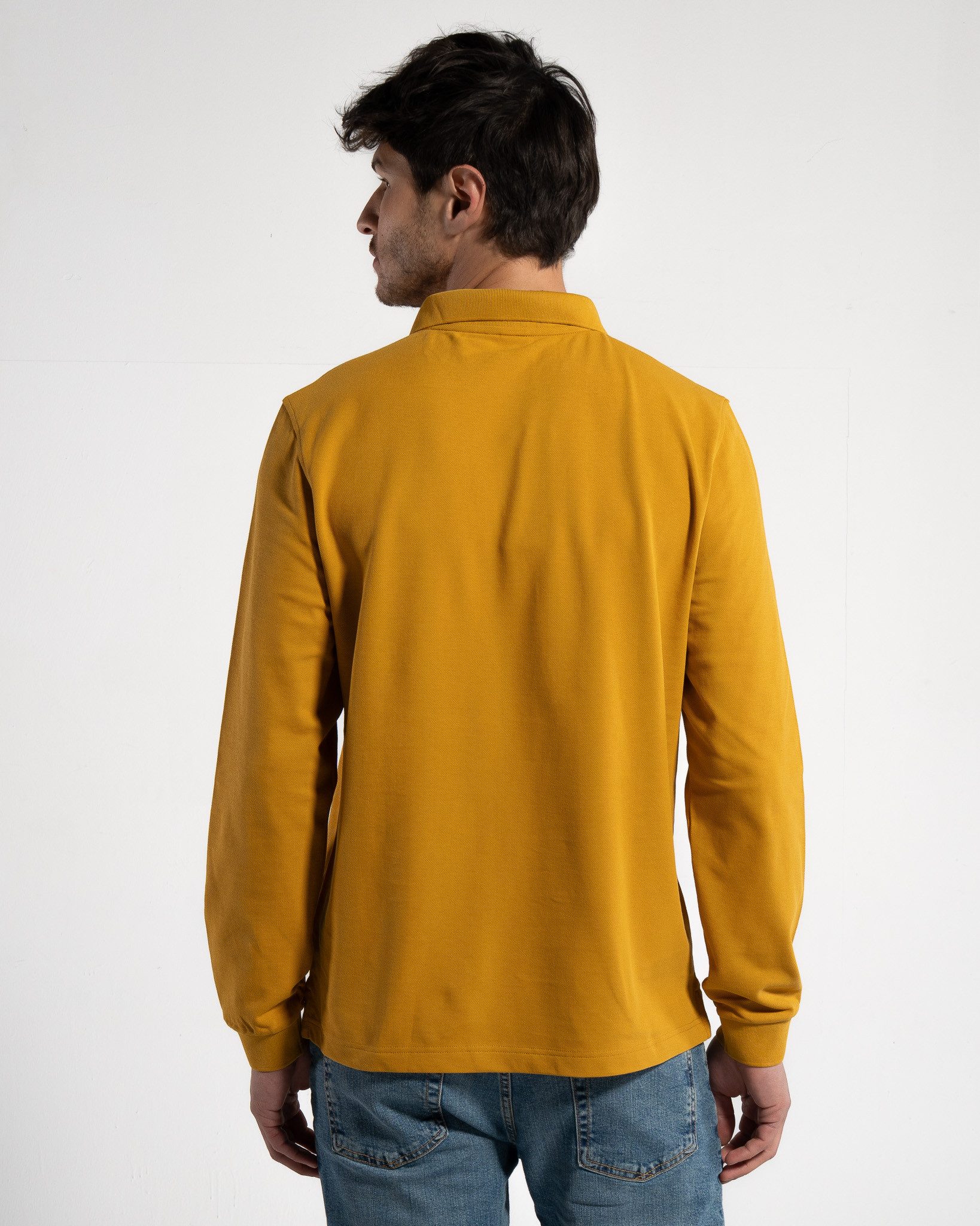 GORG Langarm-Poloshirt Herren Langarm-Poloshirt aus Bio-Baumwolle günstig online kaufen