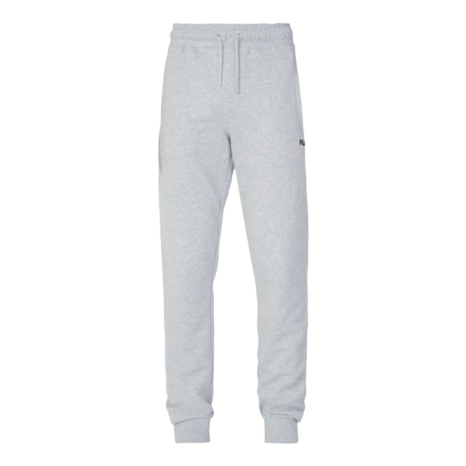 Pants Sweathose Logo mit Fila linken Sweat Braives 80000 dem melange auf gesticktem grey Oberschenkel