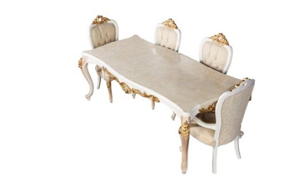 Esszimmer Tische Holz Klassischer Luxus Esstisch, Tisch Barock JVmoebel Stil