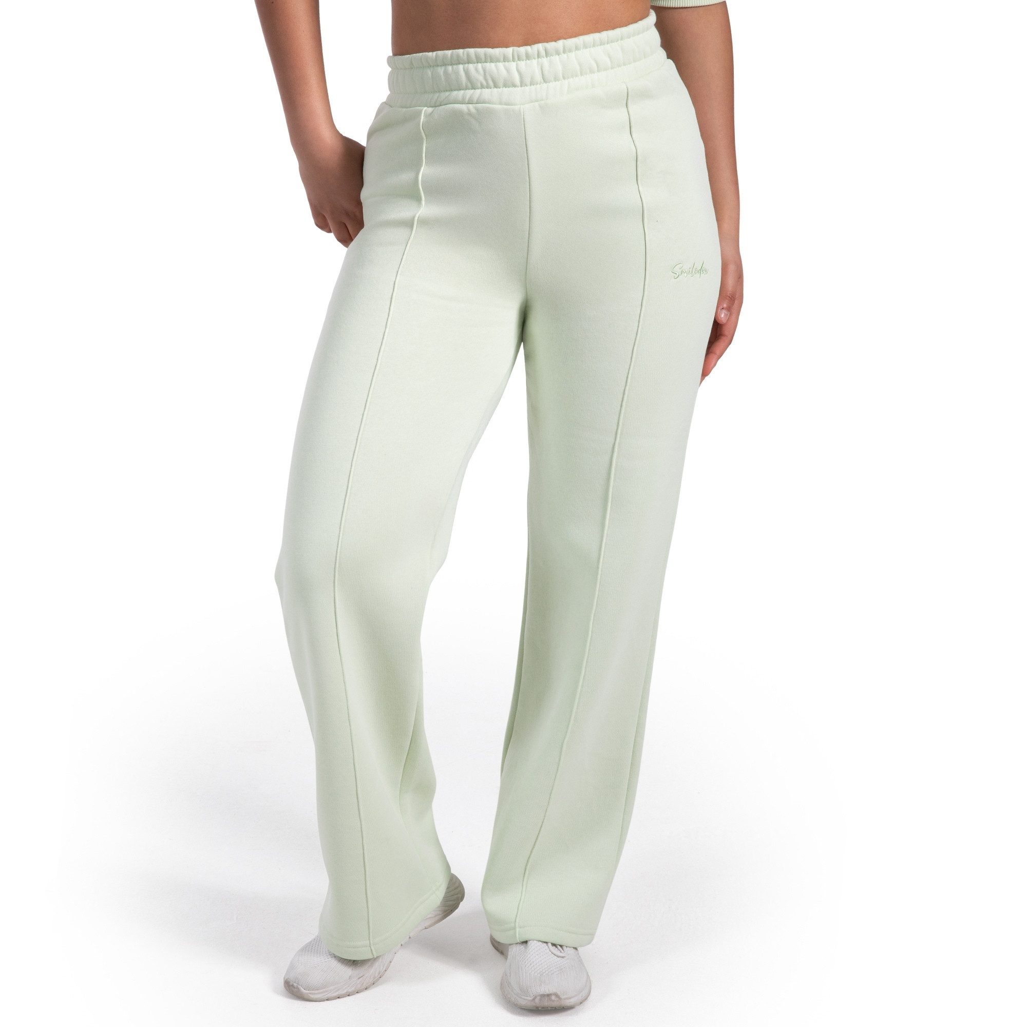 Smilodox Jogginghose Milea, Weit geschnittene Lounge-Hose, elastischer Bund günstig online kaufen