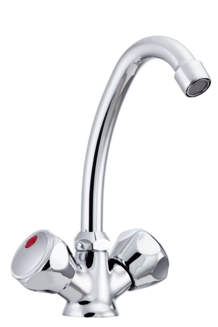 Hydroland Spültischarmatur Standard Zweigriffmischer Küchenarmatur, für günstig online kaufen