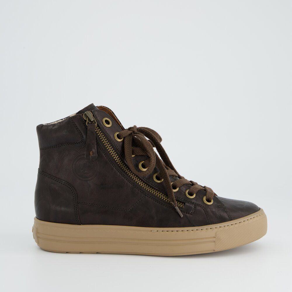 Paul Green Paul Green - Hightop-Sneaker - Braun Schnürschuh günstig online kaufen