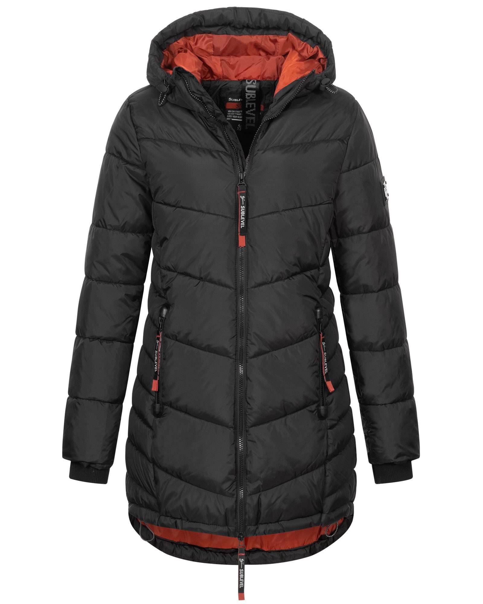 SUBLEVEL Steppjacke Damen Winter Jacke Mantel Parka Steppjacke Steppmantel günstig online kaufen