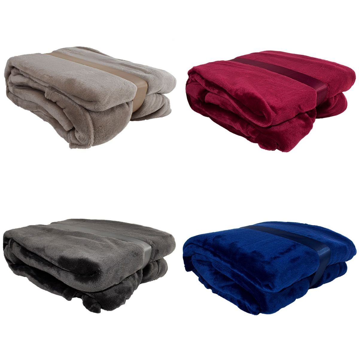 Wohndecke Flanell Couchdecke 145x195cm mit Ärmeln und Tasche Kuscheldecke, günstig online kaufen