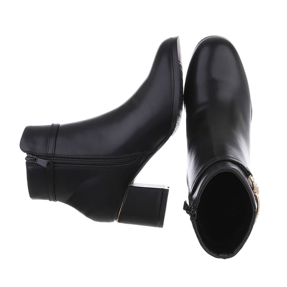 Ital-Design Damen Elegant Stiefelette (87108724) Blockabsatz günstig online kaufen