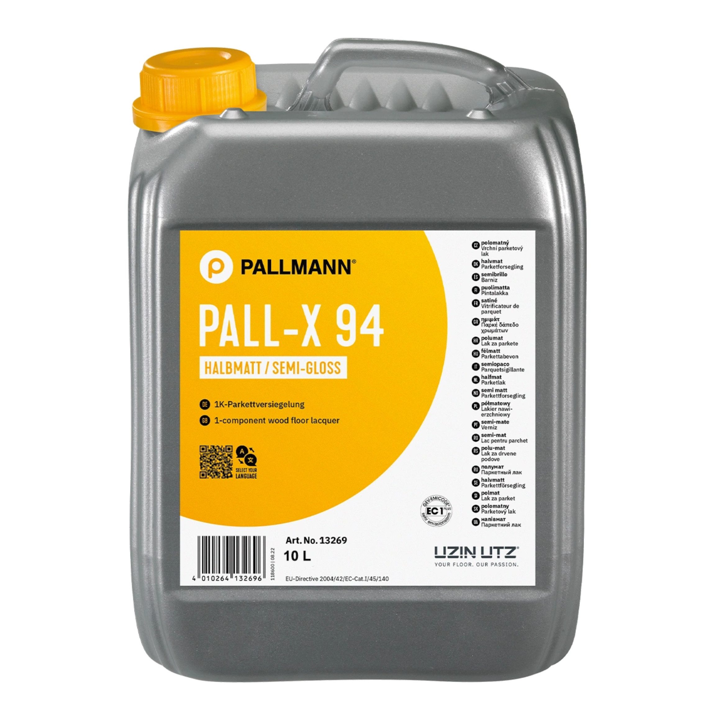 Pallmann Lack Pallmann Pall-X 94 - 10 L 1K Wasserbasierter Parkettlack