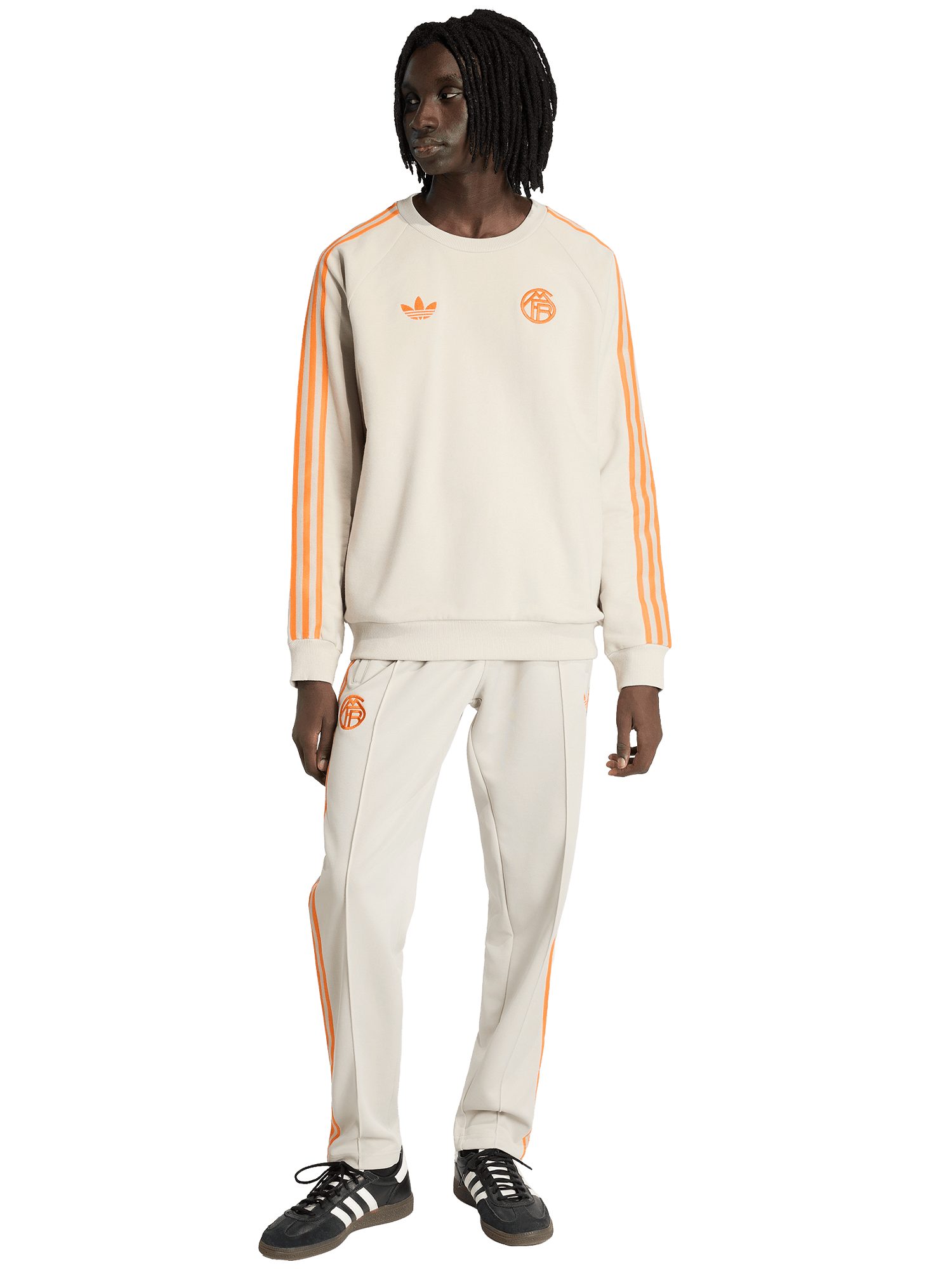 adidas Performance Sweatshirt FC Bayern München, Sweatshirt SZNL, Unisex, Beige