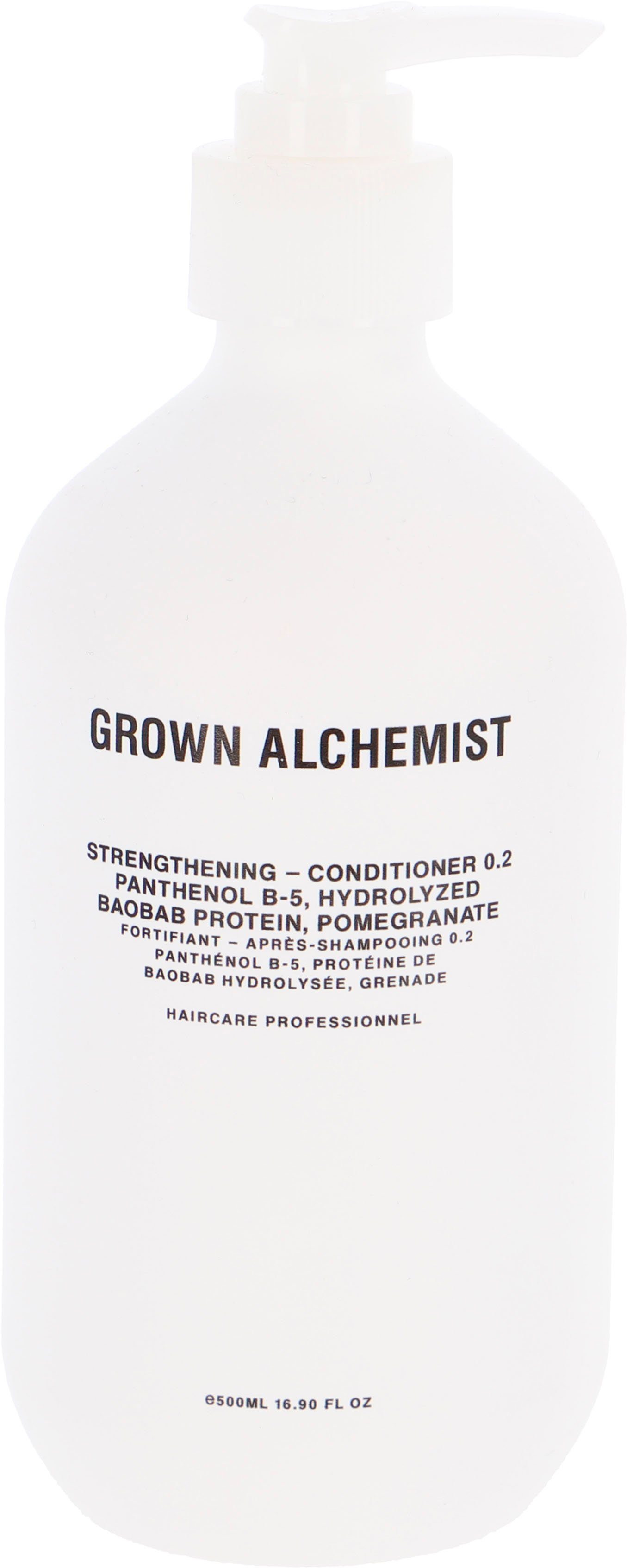 GROWN ALCHEMIST Haarspülung Strengthening - Conditioner 0.2, mit hydrolysiertem Bao-Bab Protein