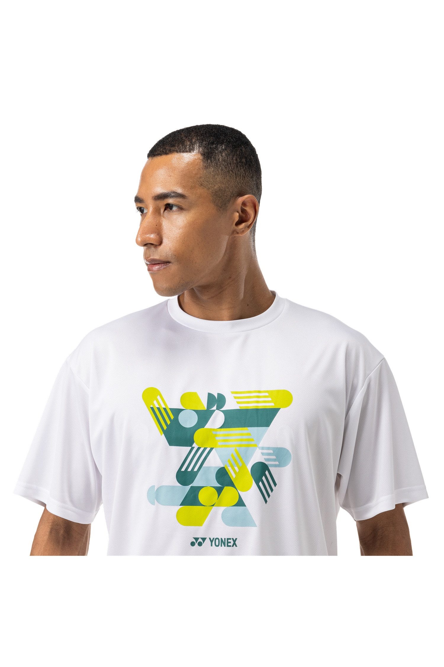 Yonex T-Shirt Graphic Practice YM0043 (100% Polyester) 2025 weiss Herren