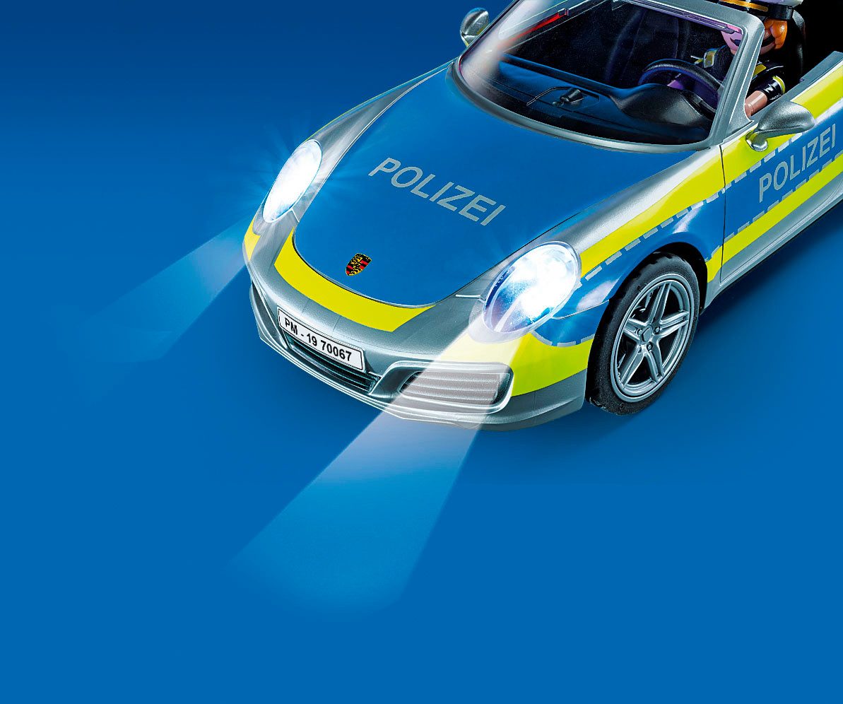 Playmobil® Porsche 911 Carrera 4S Polizei (70067), My Action Heroes Konstruktions-Spielset, (36 St), Made in Germany – Bild 5 von 5