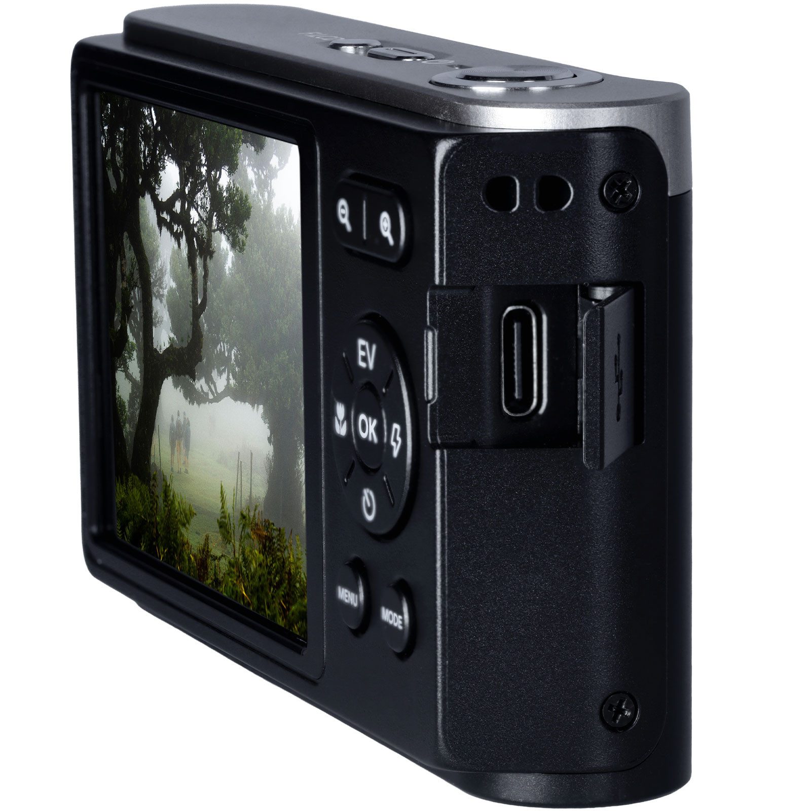 Rollei Compactline 12x Kompaktkamera (Kompaktkamera mit 12-fach Optik, 4K Video & Dual-Display) – Bild 4 von 5