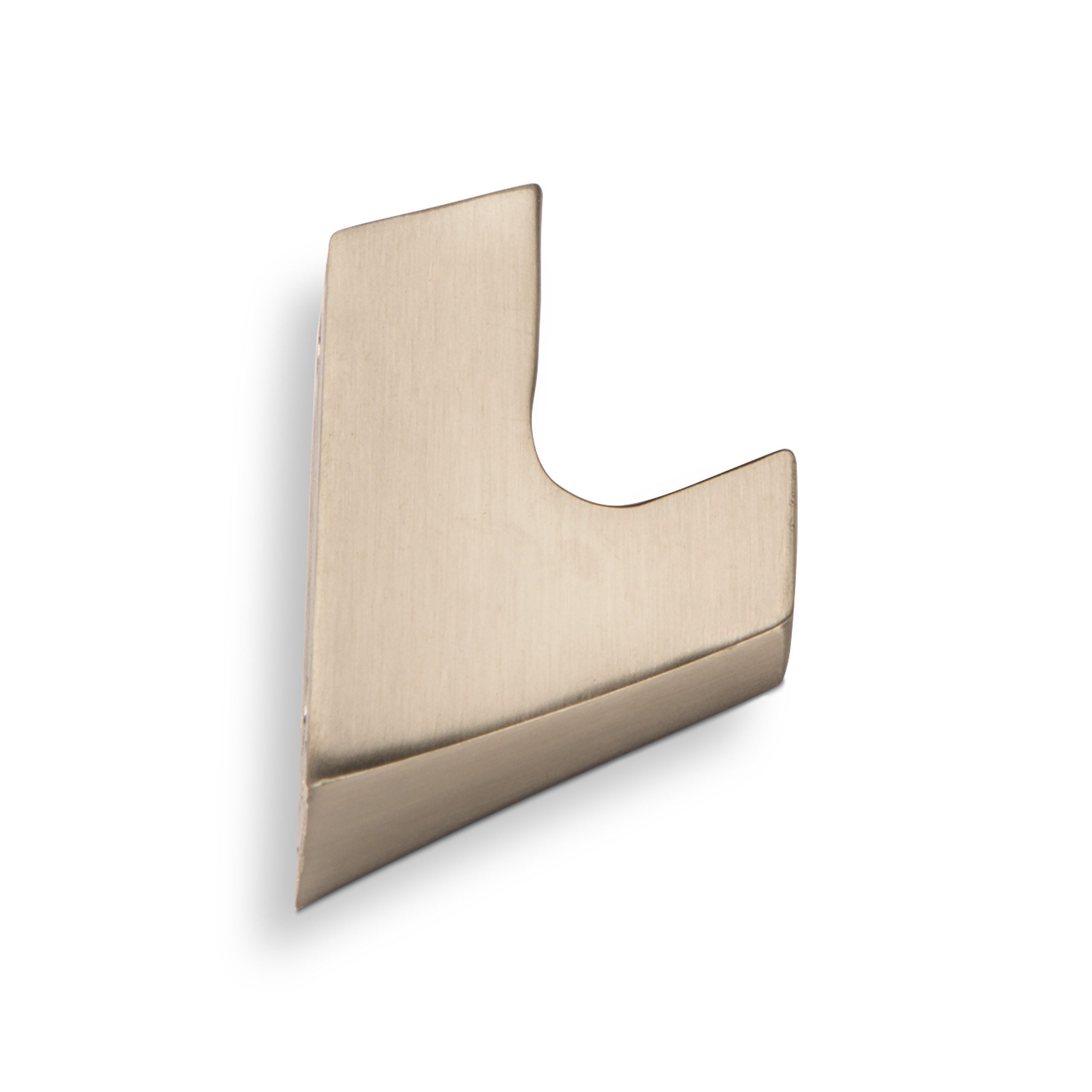 SO-TECH® Garderobenhaken Garderobenhaken ILKA 1-fach Edelstahloptik, 1-fach Haken Edelstahloptik