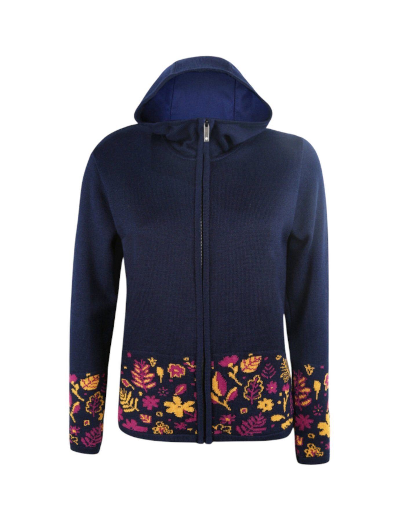 kama Kapuzenpullover 5050 Full Zip (Merinowolle-Mischung, winddicht, atmungsaktiv) navyblau