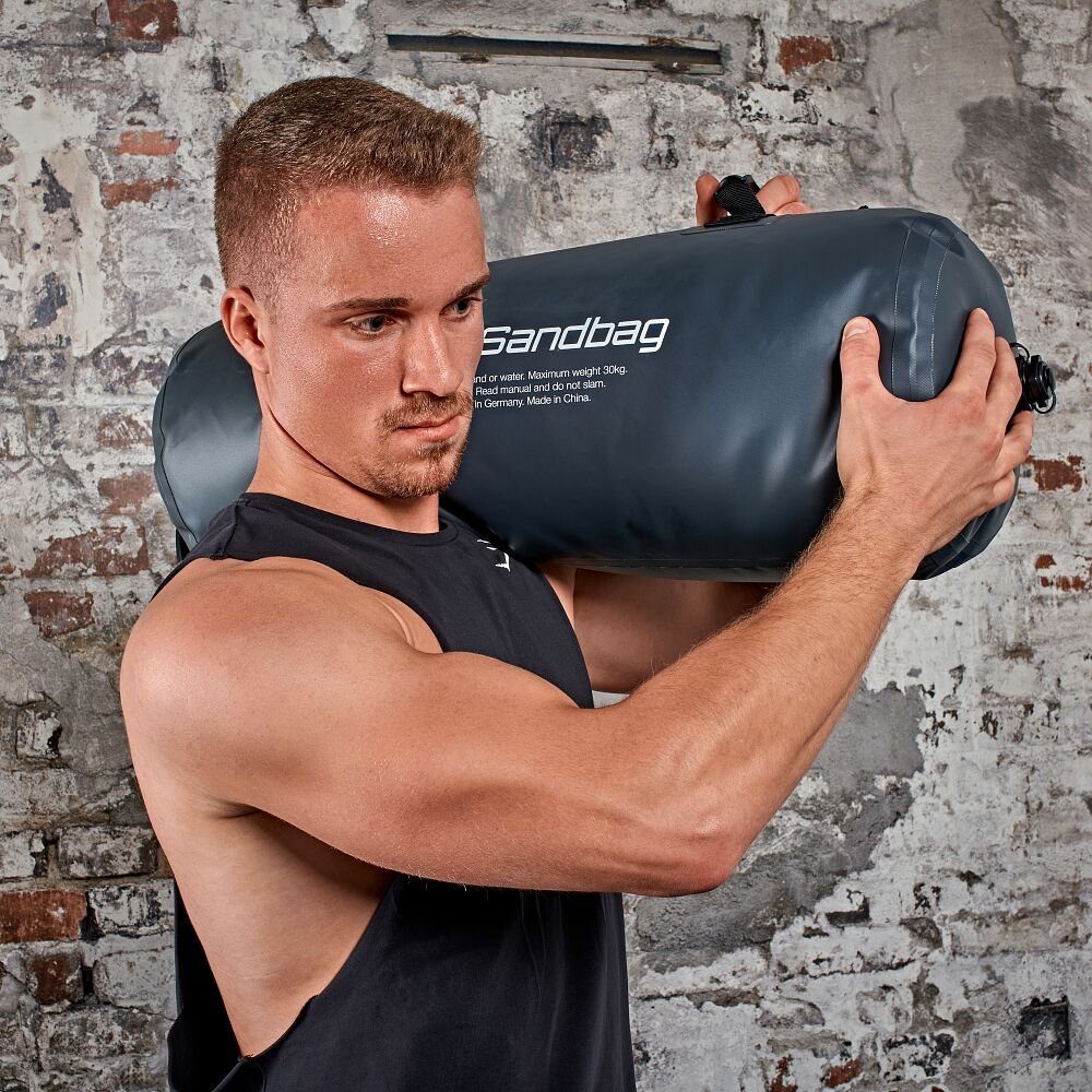 aerobis Ganzkörpertrainer Gewichtssack Fitness Stahlkugeln Sandbag, befüllbar Mit oder Sand Wasser
