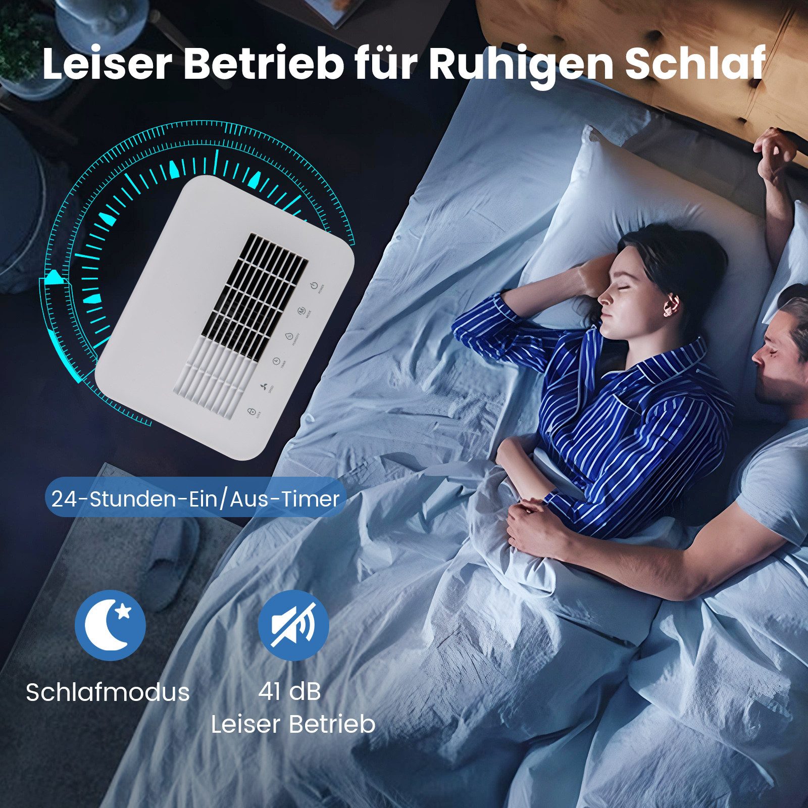 COSTWAY Luftentfeuchter, für 75 m³ Räume, Entfeuchtung 25.5 l/Tag, Tank 4 l – Bild 5 von 5