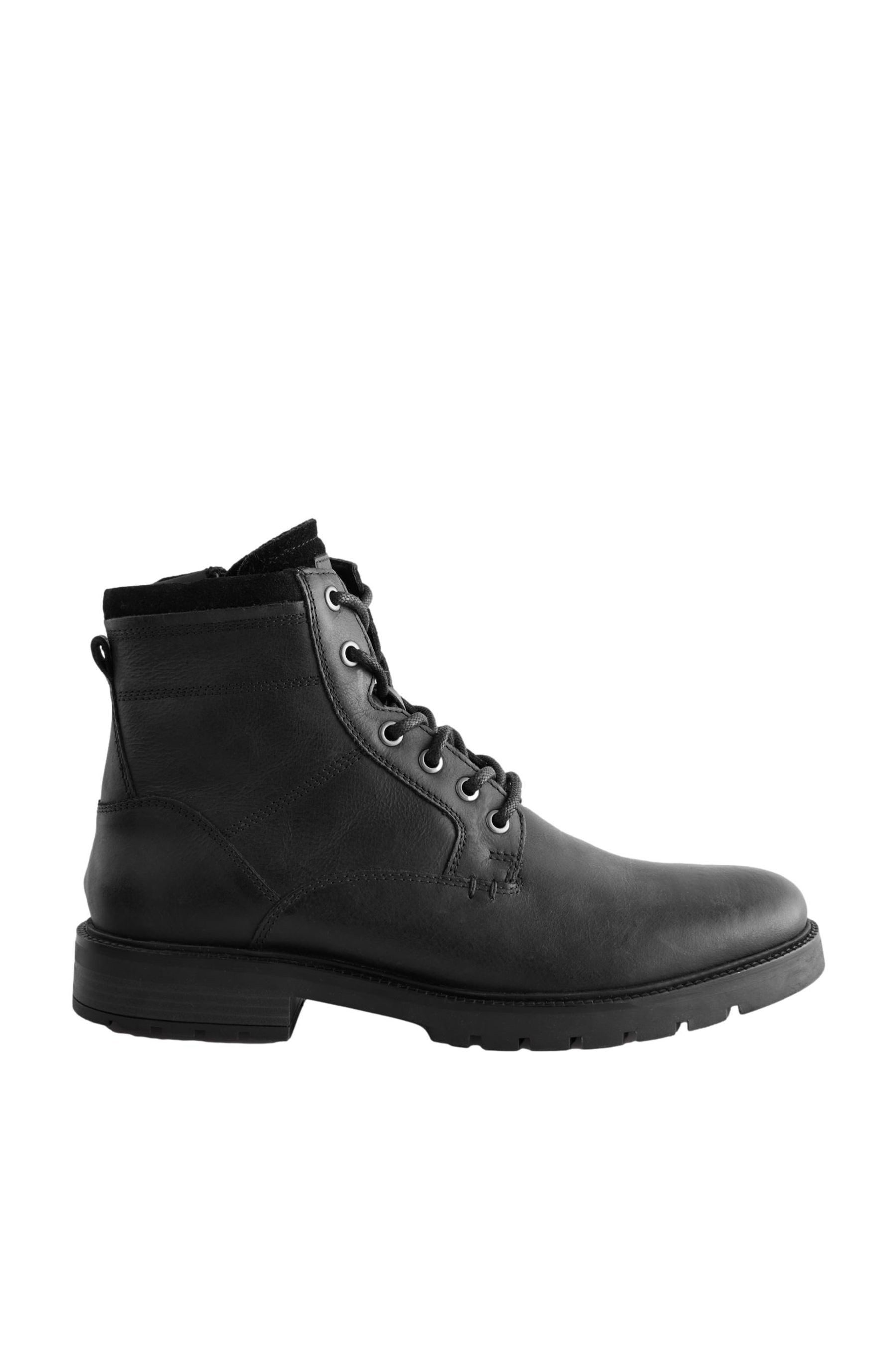 Lederstiefel mit Teddyfellfutter Stiefel