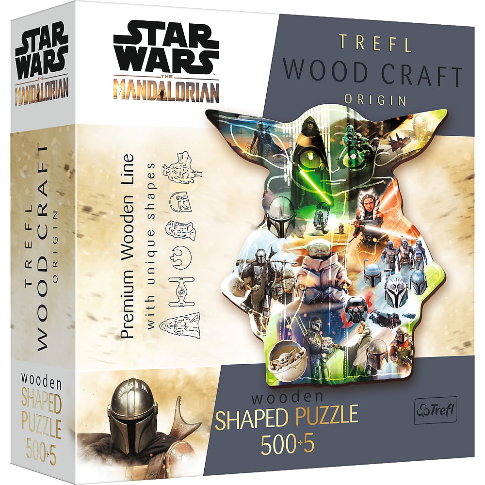 Trefl Пазлы Star Wars 500+5 Sonderform Holz Пазлы, 500 Пазлыteile, Made in Europe