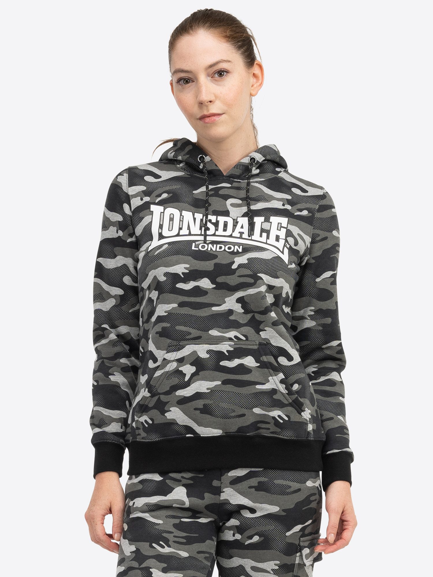 Lonsdale Kapuzensweatshirt CLOUGH