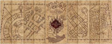 The Noble Collection Puzzle Harry Potter - Karte des Rumtreibers (Marauders Map) Puzzle, 1000 Puzzleteile, Offiziell lizensiertes Harry Potter Merchandise
