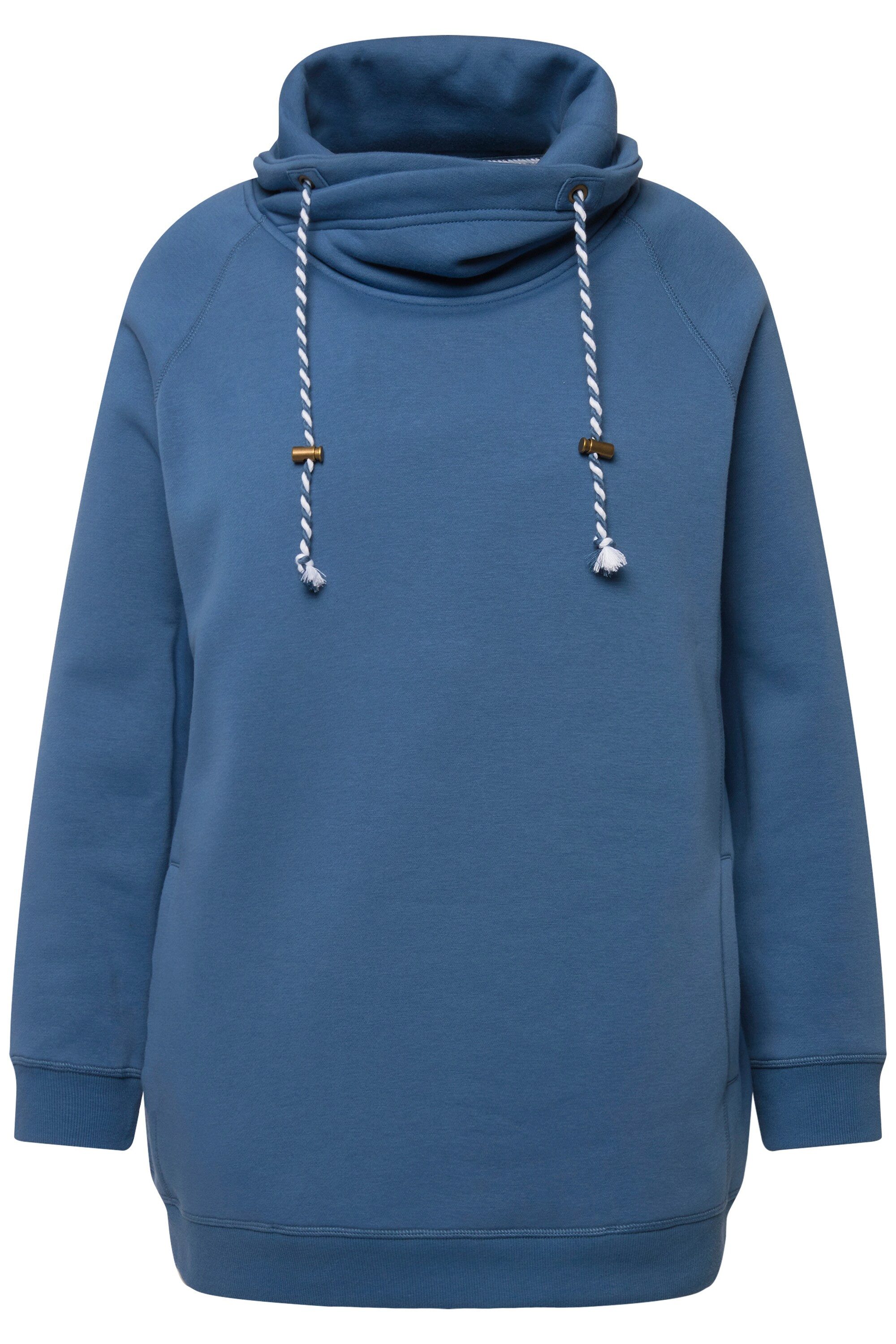 Ulla Popken Sweatshirt Sweatshirt weiter Stehkragen günstig online kaufen