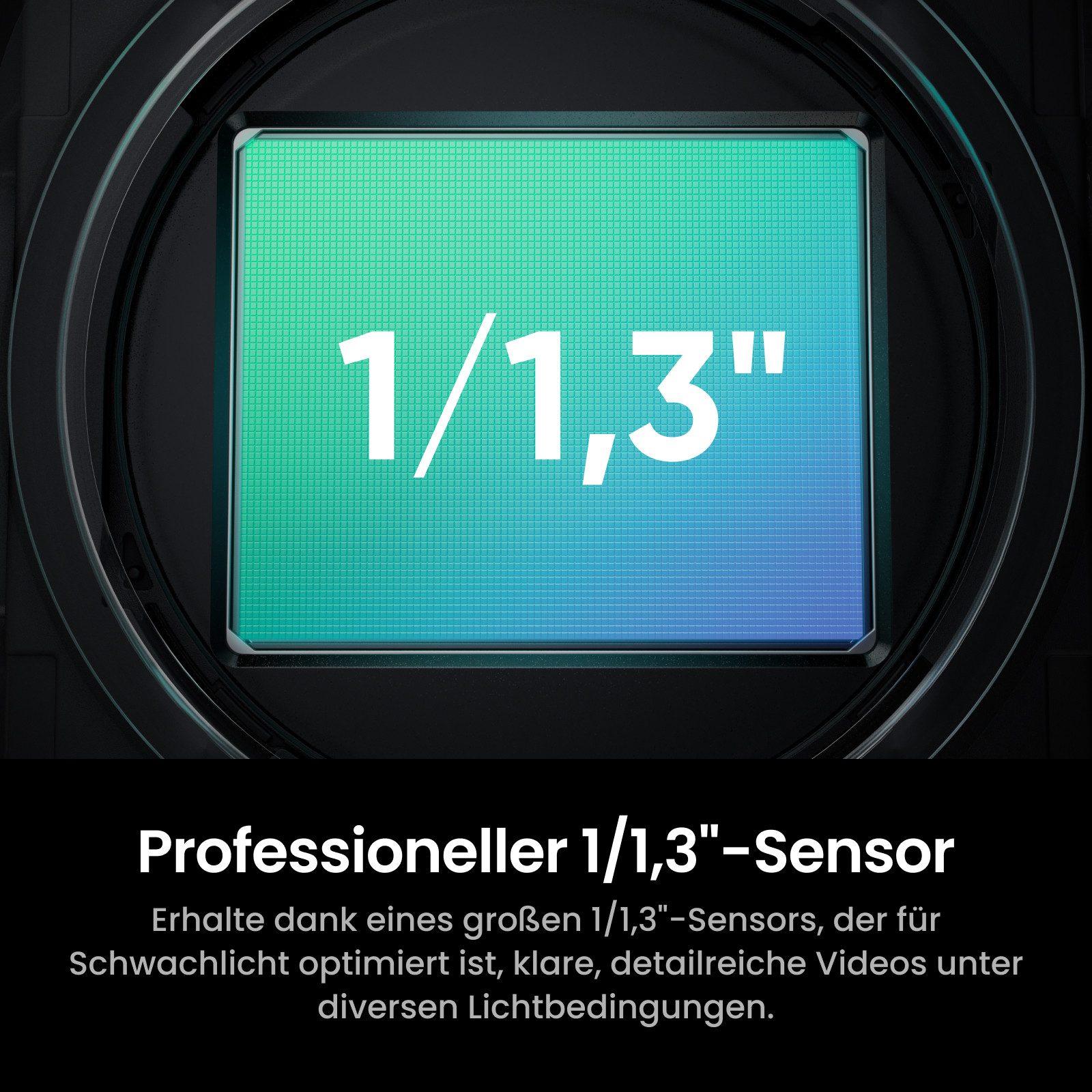 Insta360 Insta360 Link 2 Pro – 4K PTZ-Webcam für PC/Mac Full HD-Webcam