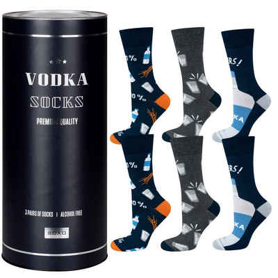 Soxo Socken Bunte Socken Herren (Set, 3-Paar, 3er) Geschenkebox