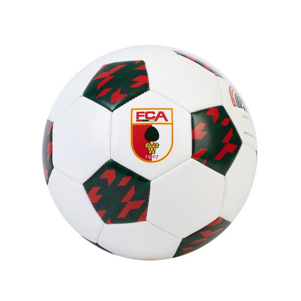 Fußball FC Augsburg Ball Weiß Gr. 5