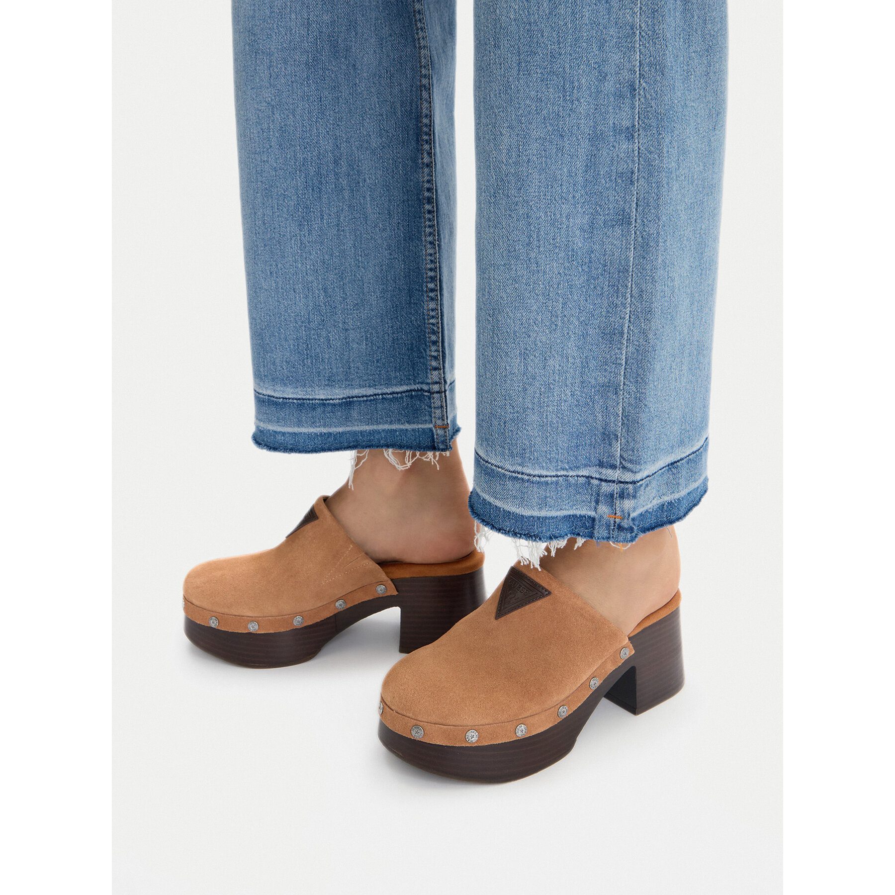 GUESS JEANS Guess Jeans Damen-Flip-Flops in Braun Badepantolette