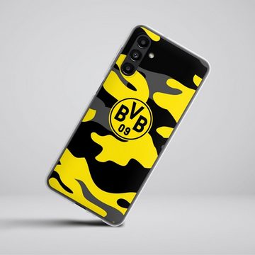 DeinDesign Handyhülle BVB Borussia Dortmund Fanartikel BVB Camo, Samsung Galaxy A13 5G Silikon Hülle Bumper Case Handy Schutzhülle