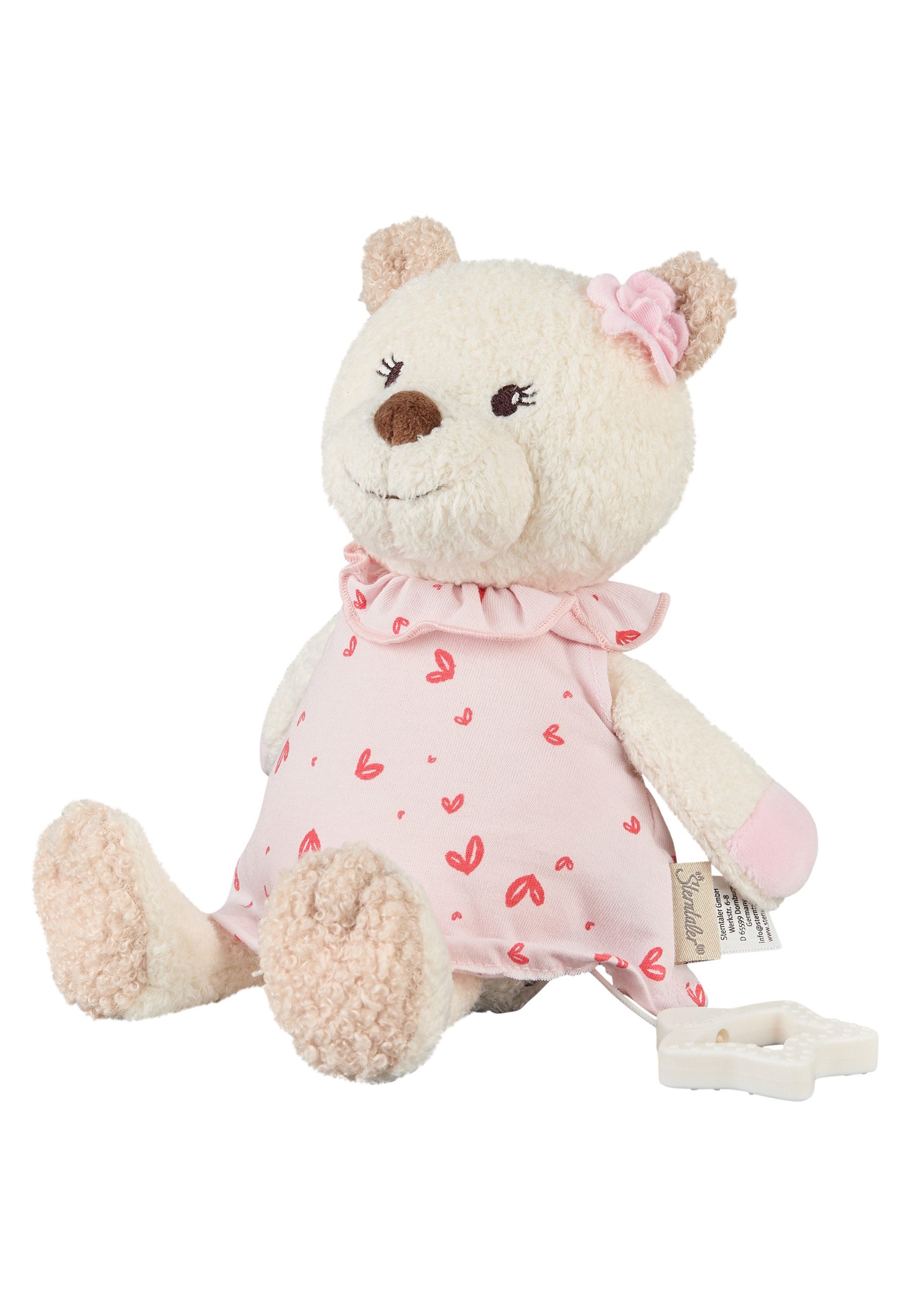 Sterntaler® Spieluhr Spieluhr M BÄR Betty, (2-tlg), herausnehmbares Spielwerk, Sternengriff, Melodie: Brahm´s Wiegelied