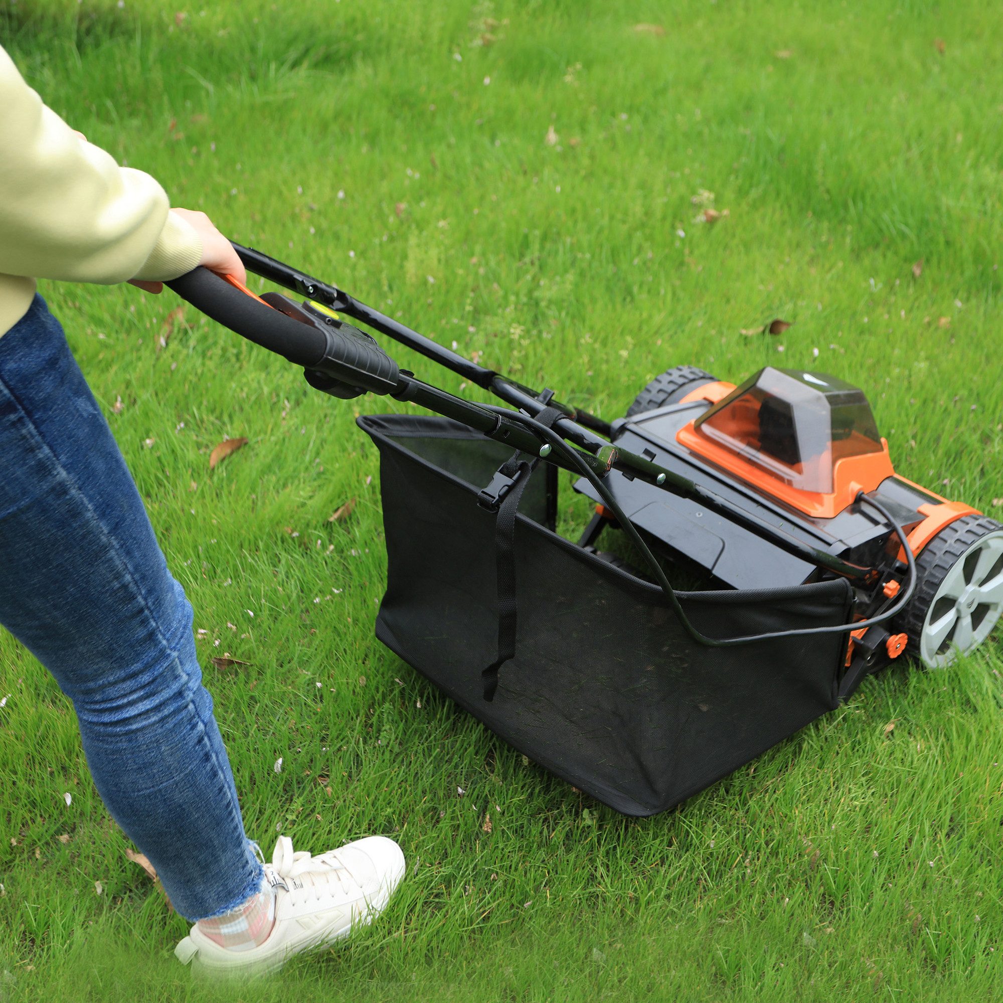 Yard Force Akkurasenmäher LM C38A-EU, 38 cm Schnittbreite