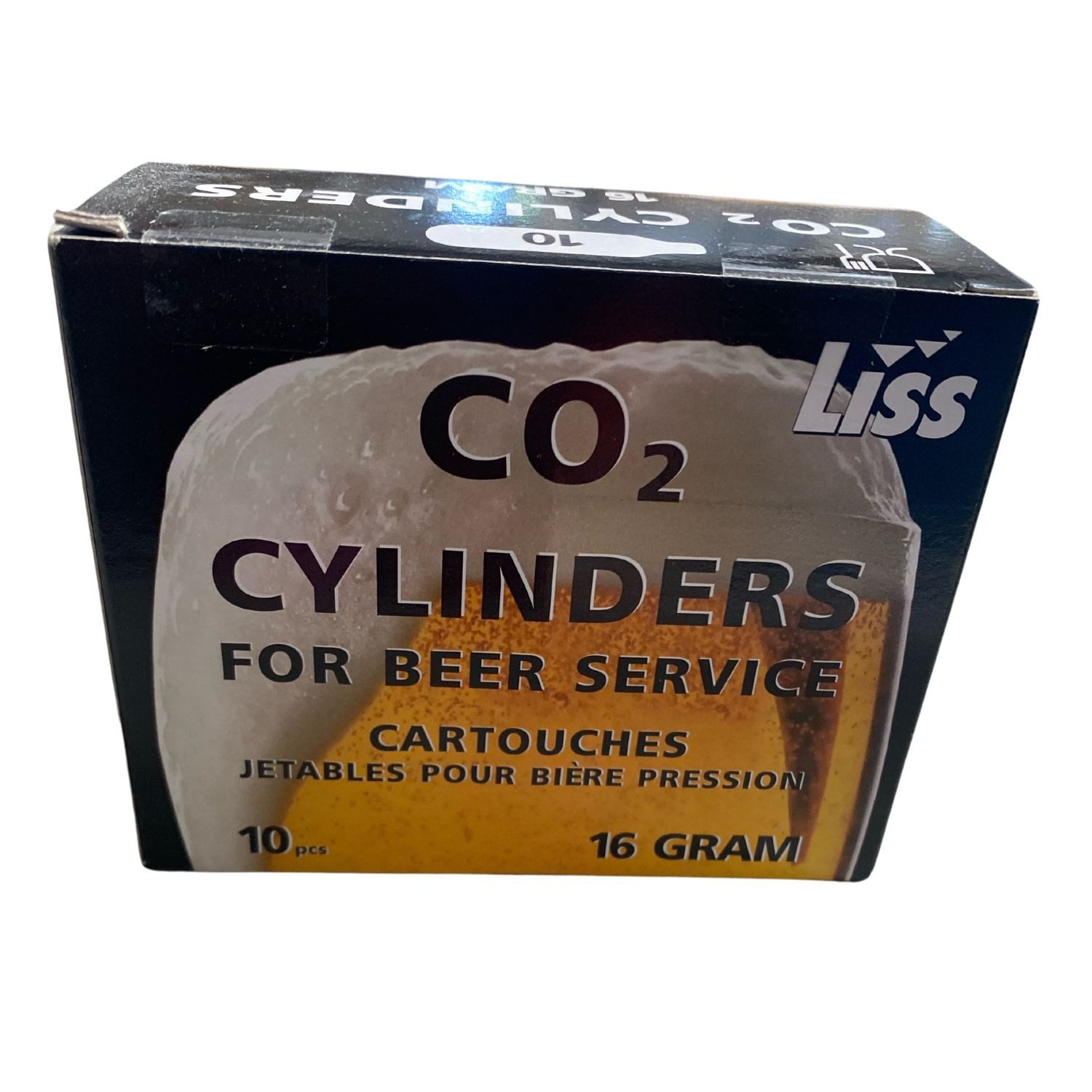 ich-zapfe CO₂-Kapsel CO2 Kapseln, Kohlensäurekapseln CO2, 16g, 10er Pack