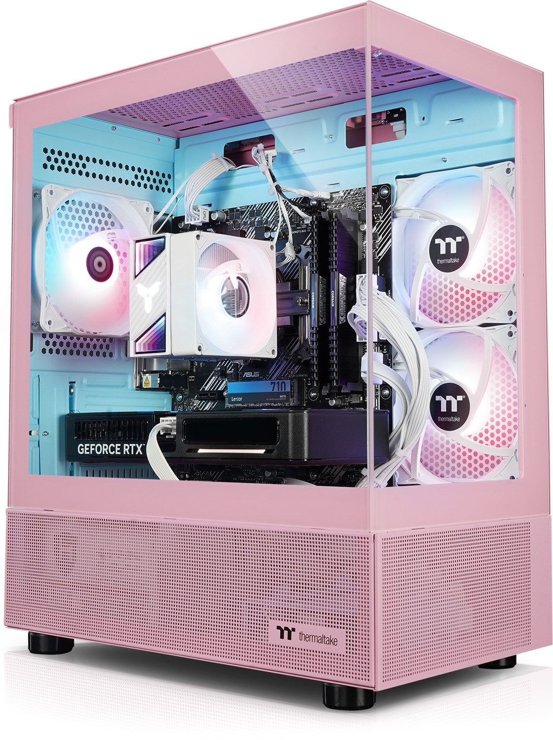Kiebel Zindarella V Gaming-PC (AMD Ryzen 7 AMD Ryzen 7 5700X, RTX 5060, 32 GB RAM, 1000 GB SSD, Luftkühlung, ARGB-Beleuchtung, WLAN)