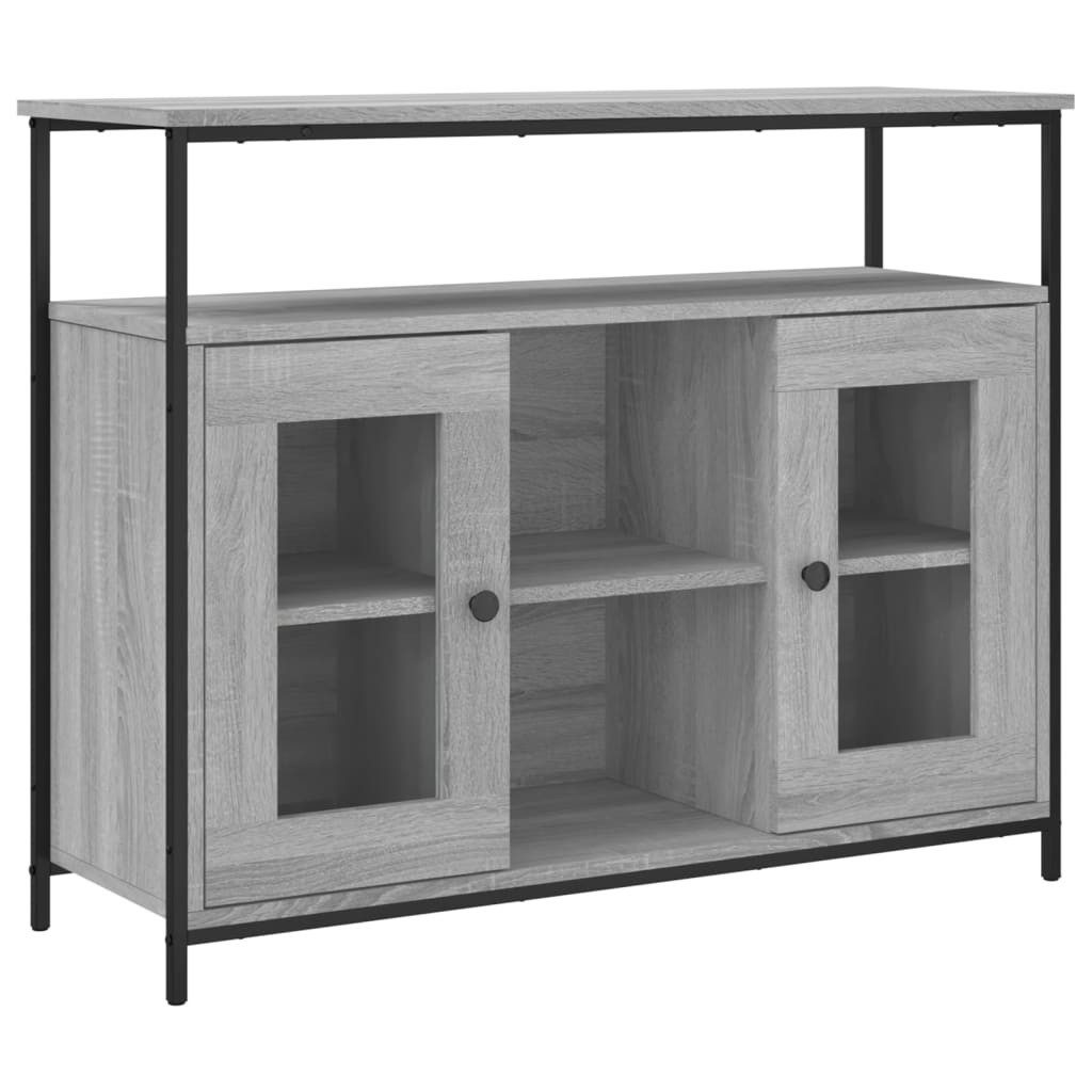 vidaXL Sideboard Sideboard Grau Sonoma 100x35x80 günstig online kaufen