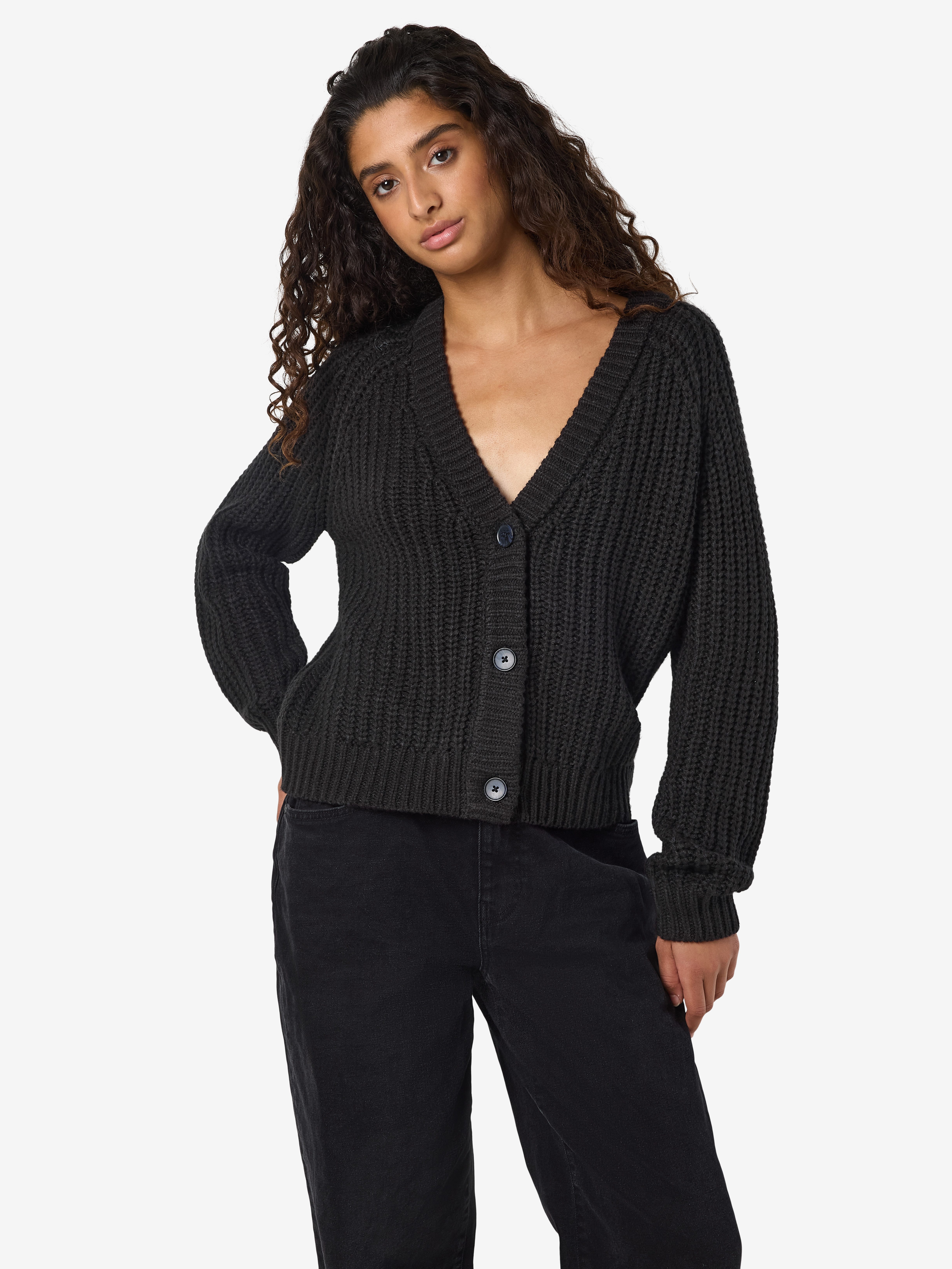 Noisy may Strickjacke NMCHARLIE L/S V-NECK günstig online kaufen