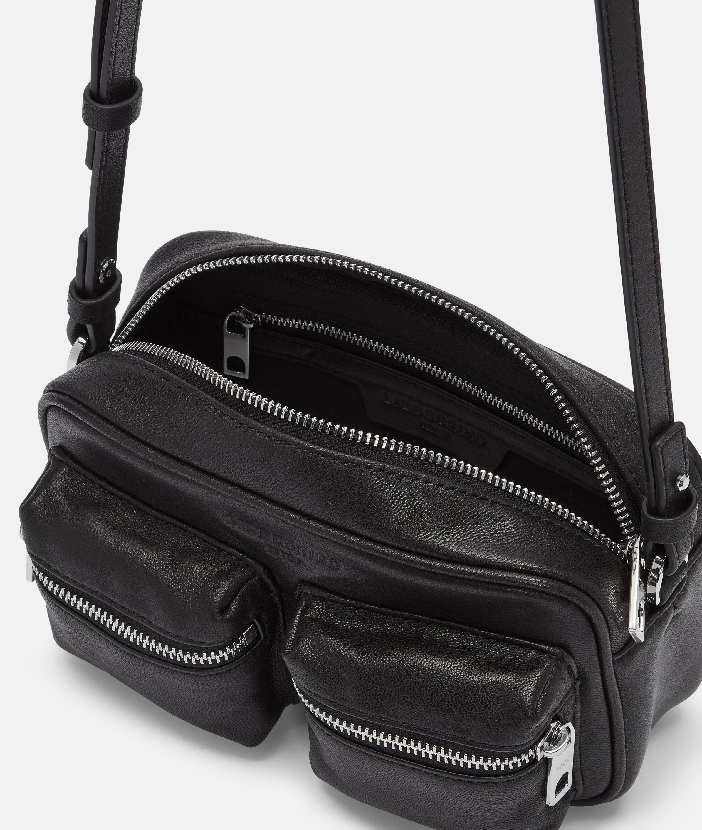 Liebeskind Berlin Umhängetasche Jil Crossbody S, Handliche Umhängetasche aus Ziegenleder