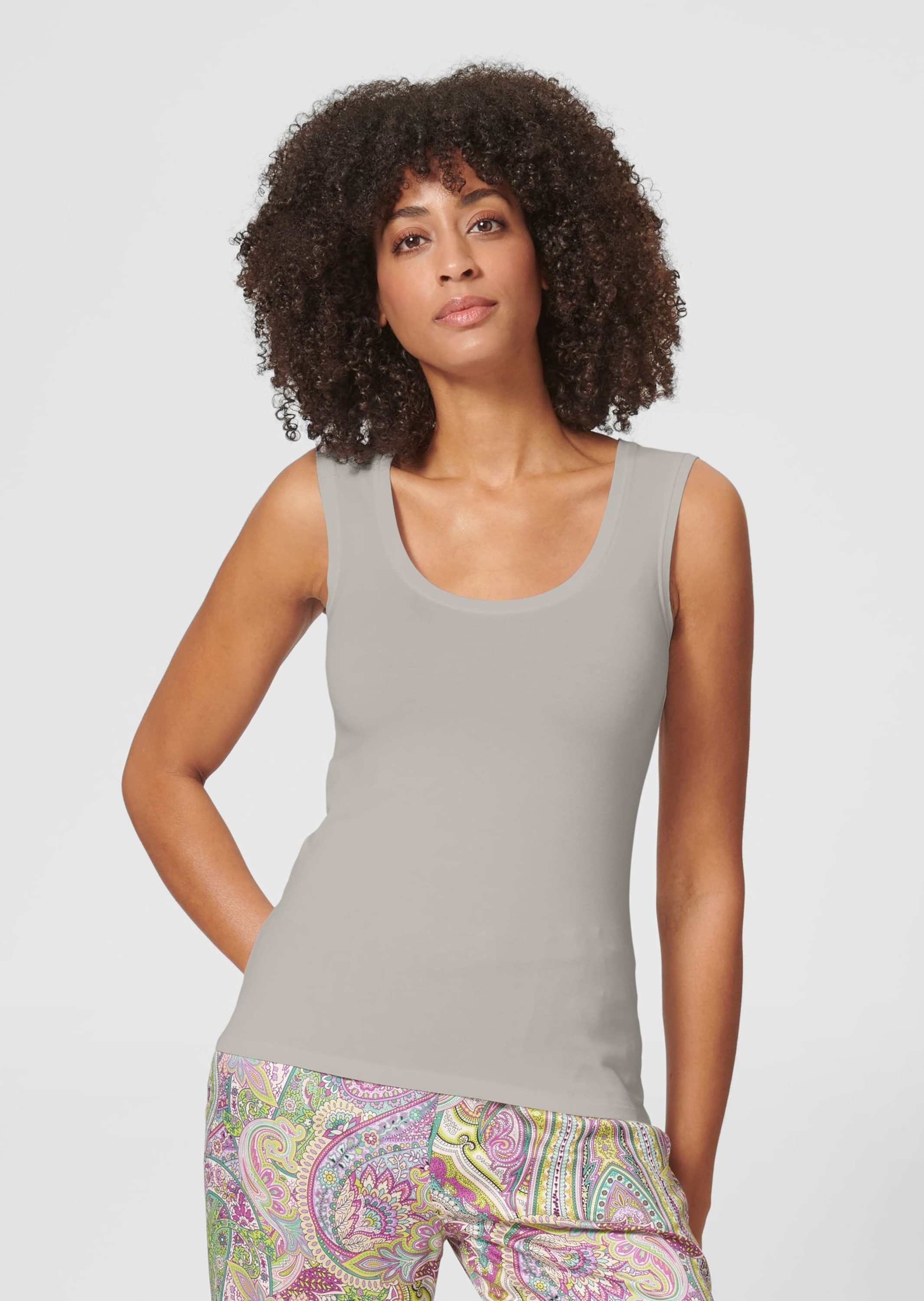 MADELEINE Shirttop Tanktop mit breiten Trägern günstig online kaufen