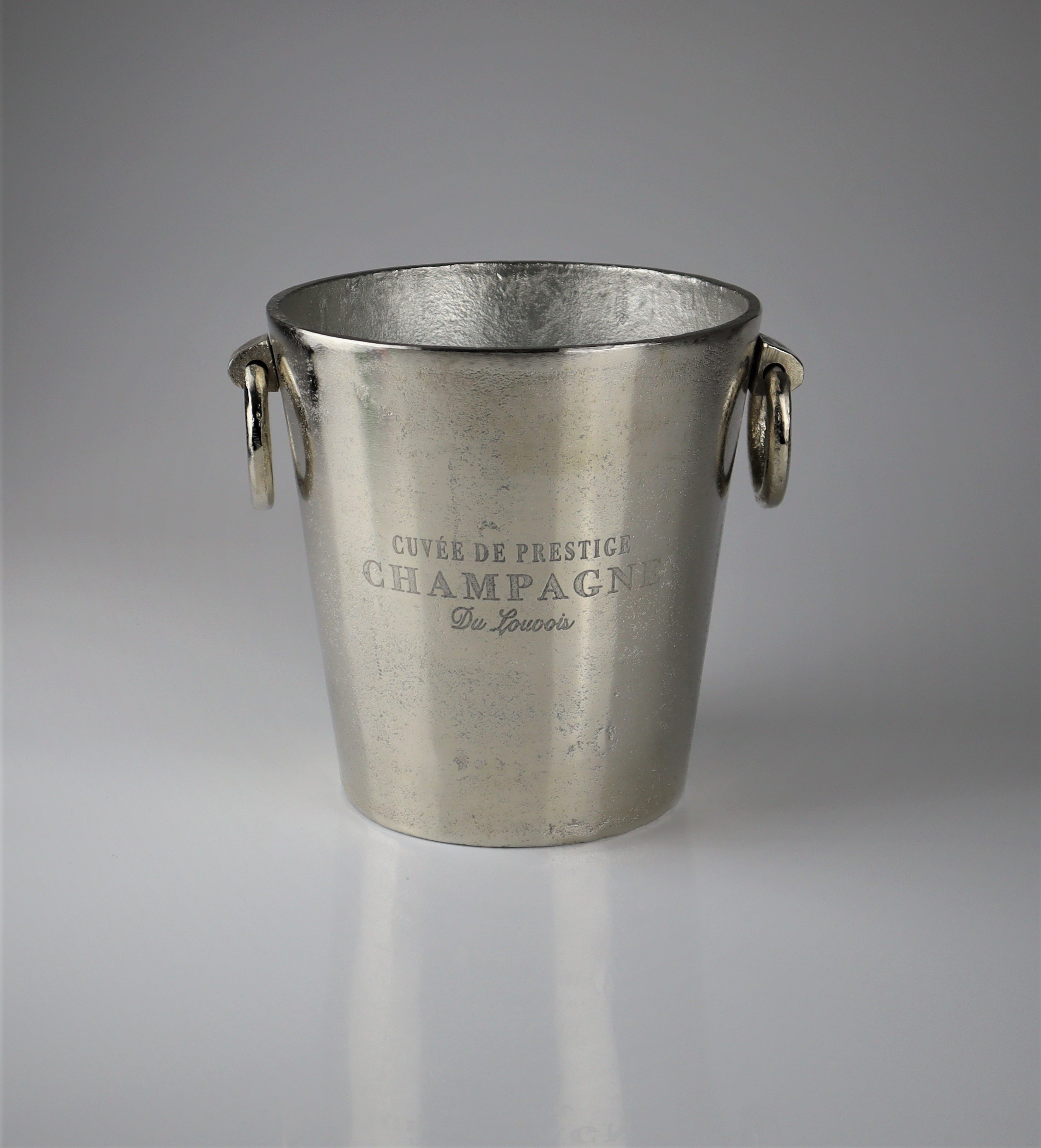 AM Design Wein- und Sektkühler aus Aluminium, BxTxH: 19,5x23x20 cm