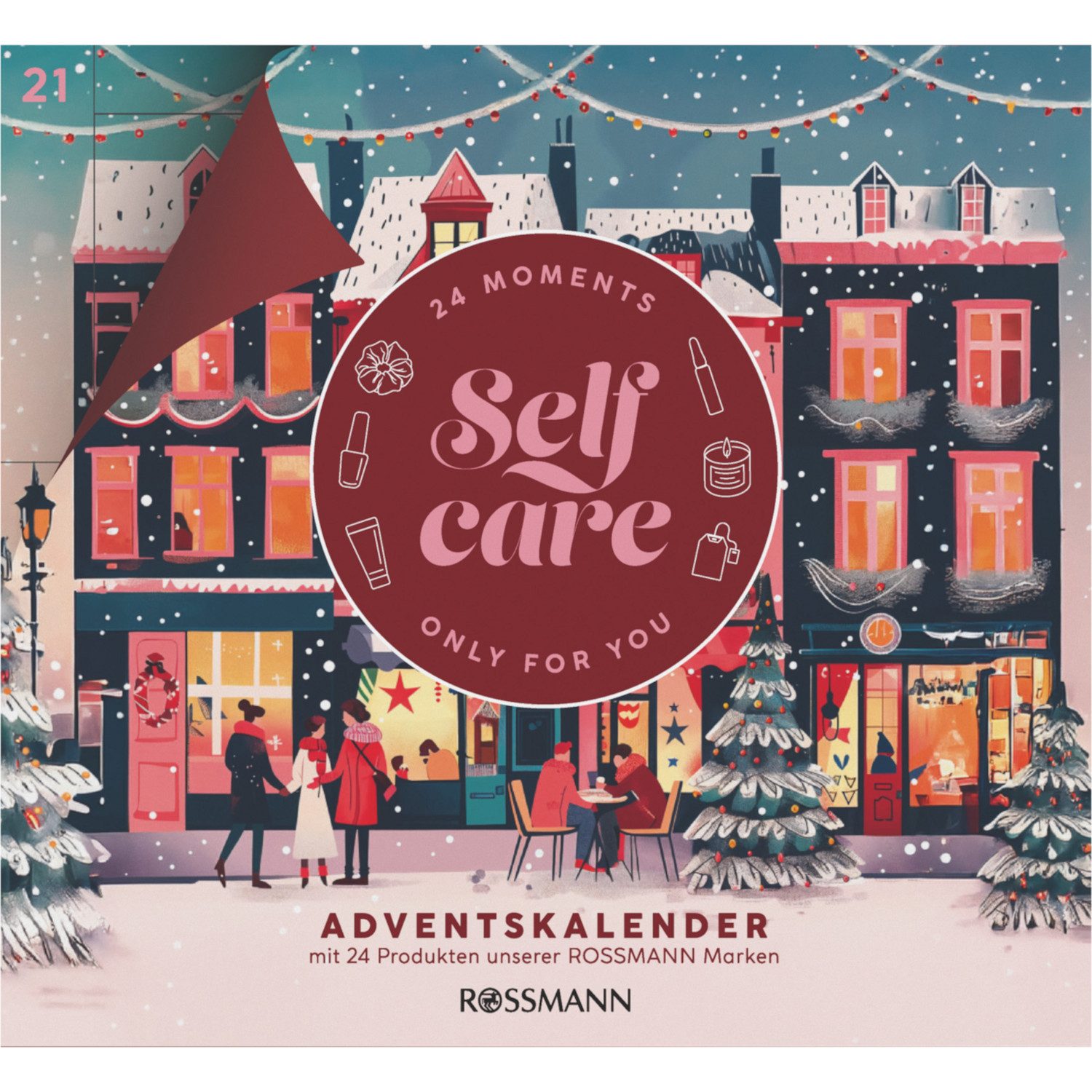 ROSSM Adventskalender Rossmann Selfcare Adventskalender 2026 – 24-tlg. Pflege & Genuss (24-tlg), 24-tlg. Adventskalender Pflege, Tools & Genuss Mehrere Marken