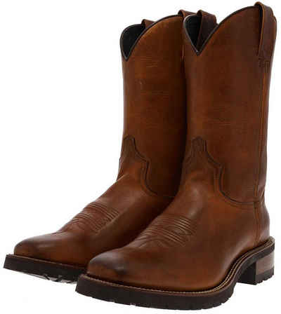 Sendra Boots RETRO MONTANA Braun Cowboystiefel Rahmengenäht Herren Westernreitstiefel