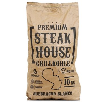 BBQ-Toro Grillkohle BBQ-Toro Premium Steak House Grillkohle, 20 kg, Quebracho Blanco, 20.00 kg