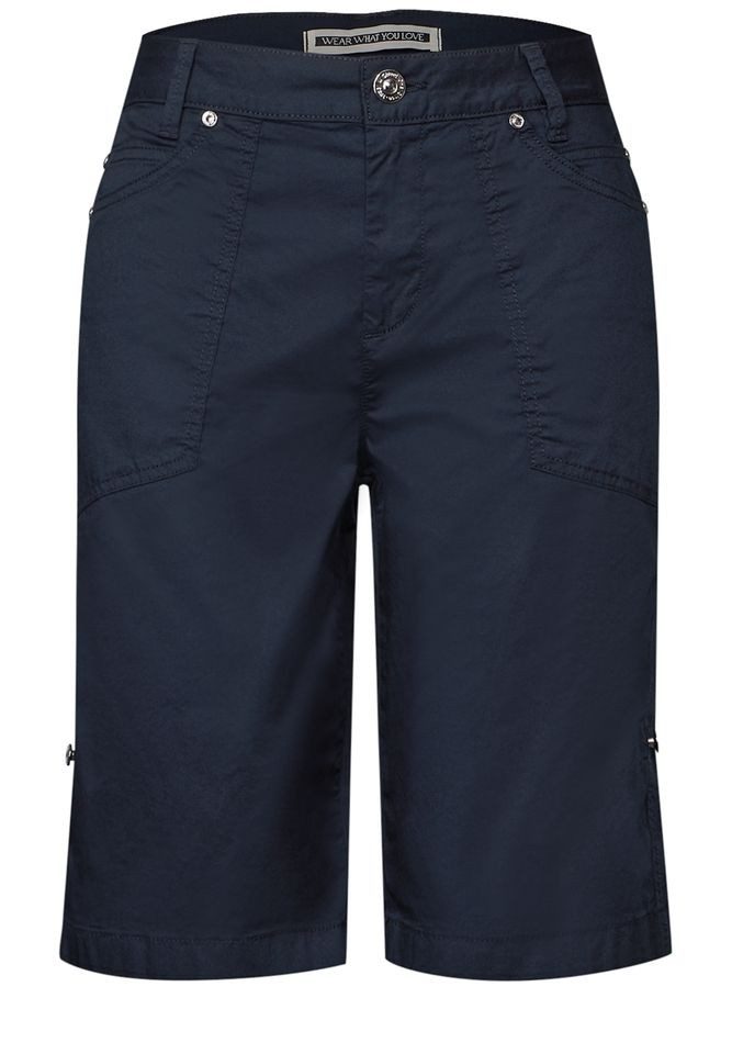 STREET ONE Shorts – Unifarbene Sommerhose günstig online kaufen