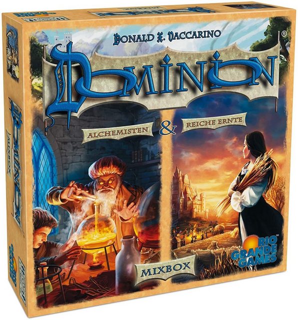 Rio Grande Games Spiel, Brettspiel »Dominion - Erweiterung Mixbox (Alchemisten & Reiche Ernte)«