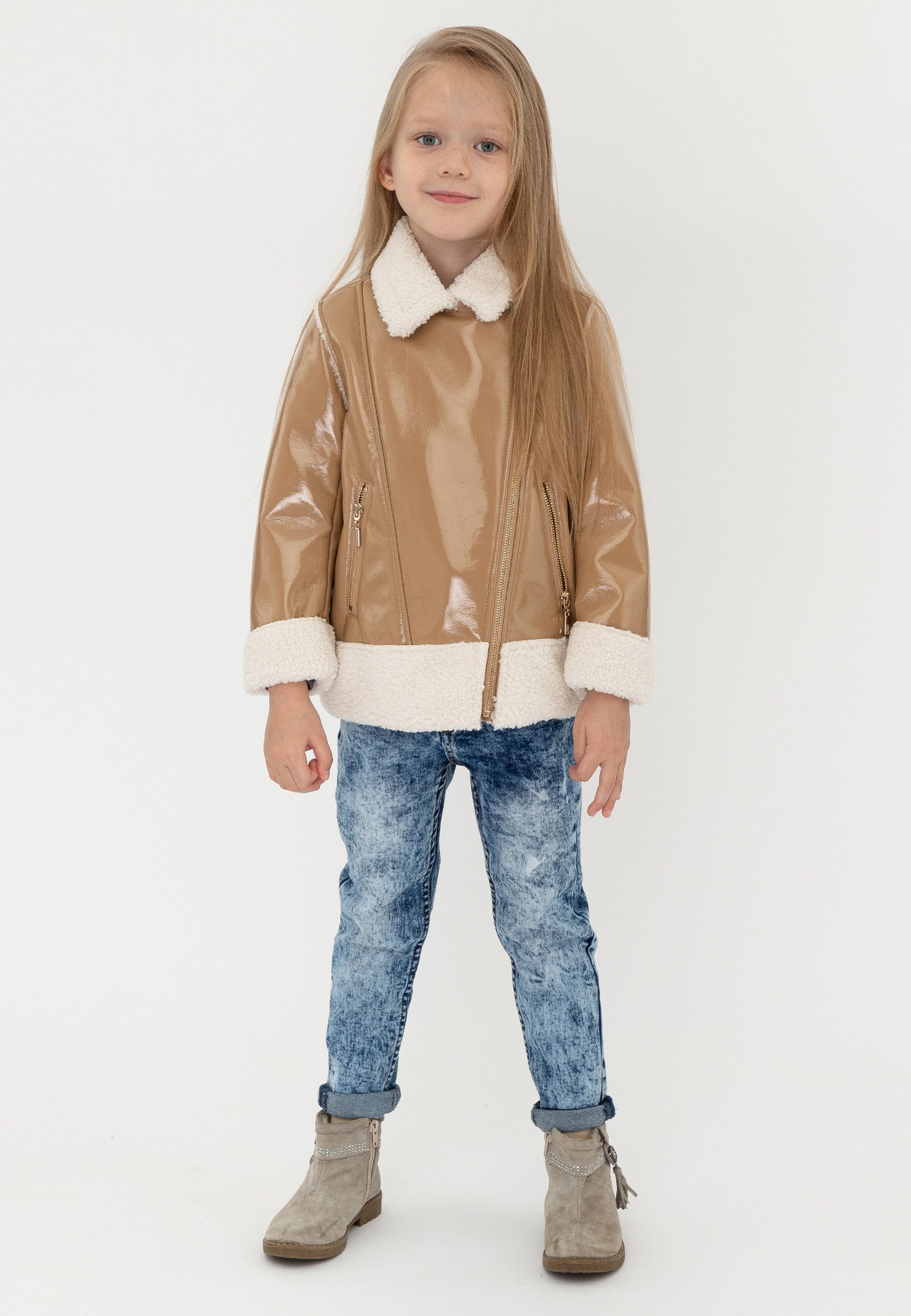 Lederimitatjacke