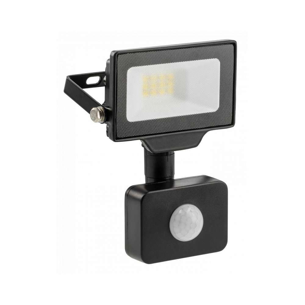 G-TECH Außen-Wandleuchte LED Fluter Strahler Flutlicht Außenbereich IP65 10-200w mit oder ohne, Neutralweiß, 10w, 1000 Lumen, Neutralweiß 4000K, 135x90x48mm, mit Bewegunsmelder