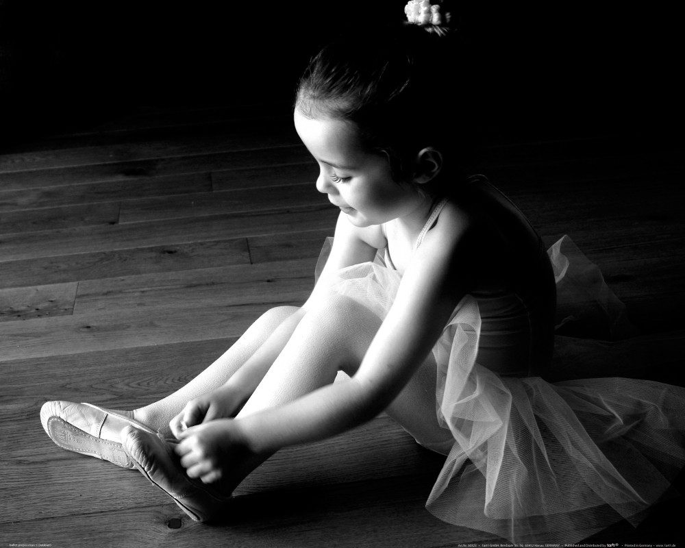 1art1 Poster Ballett Kunstdruck Bild - Kleine Ballerina II (40 x 50 cm)