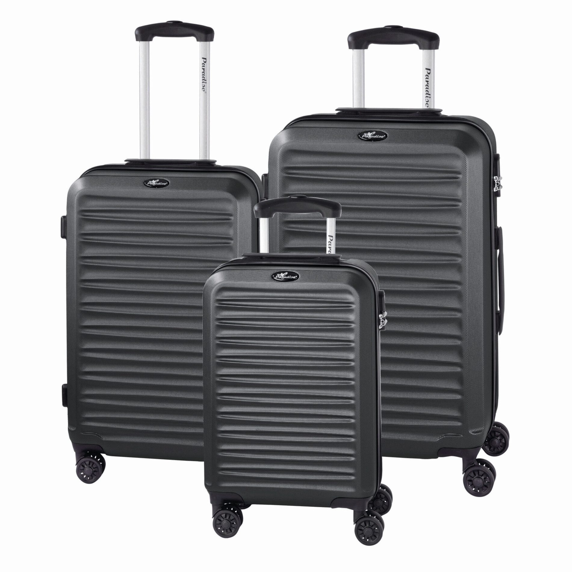 Paradise by CHECK.IN Kofferset Paradise by CHECK.IN 3-tlg. Kofferset HAVANNA 2.0 Paradise - schwarz