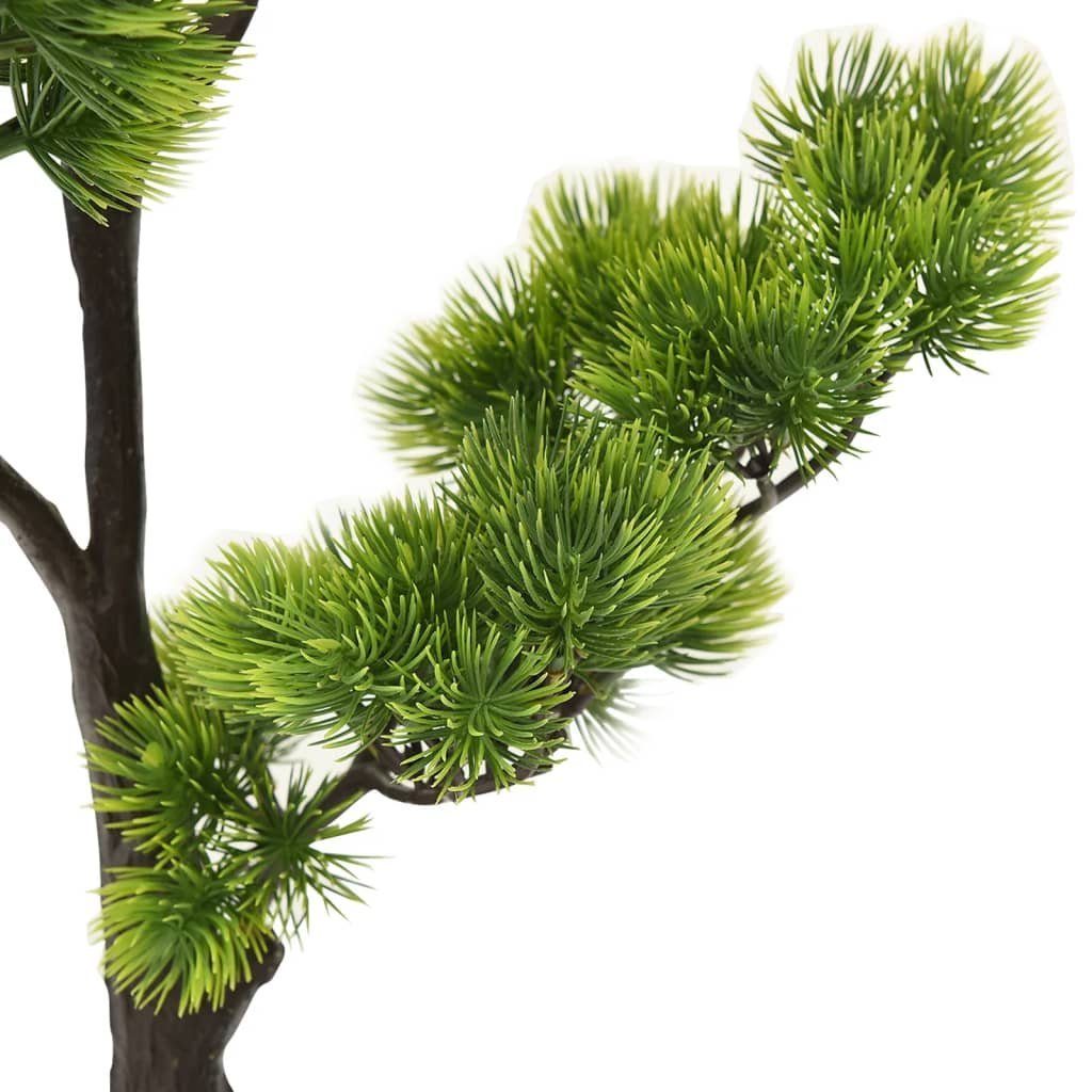 60 60 furnicato, Kunstpflanze Pinus cm Topf Grün, Künstlicher Bonsai mit cm Höhe